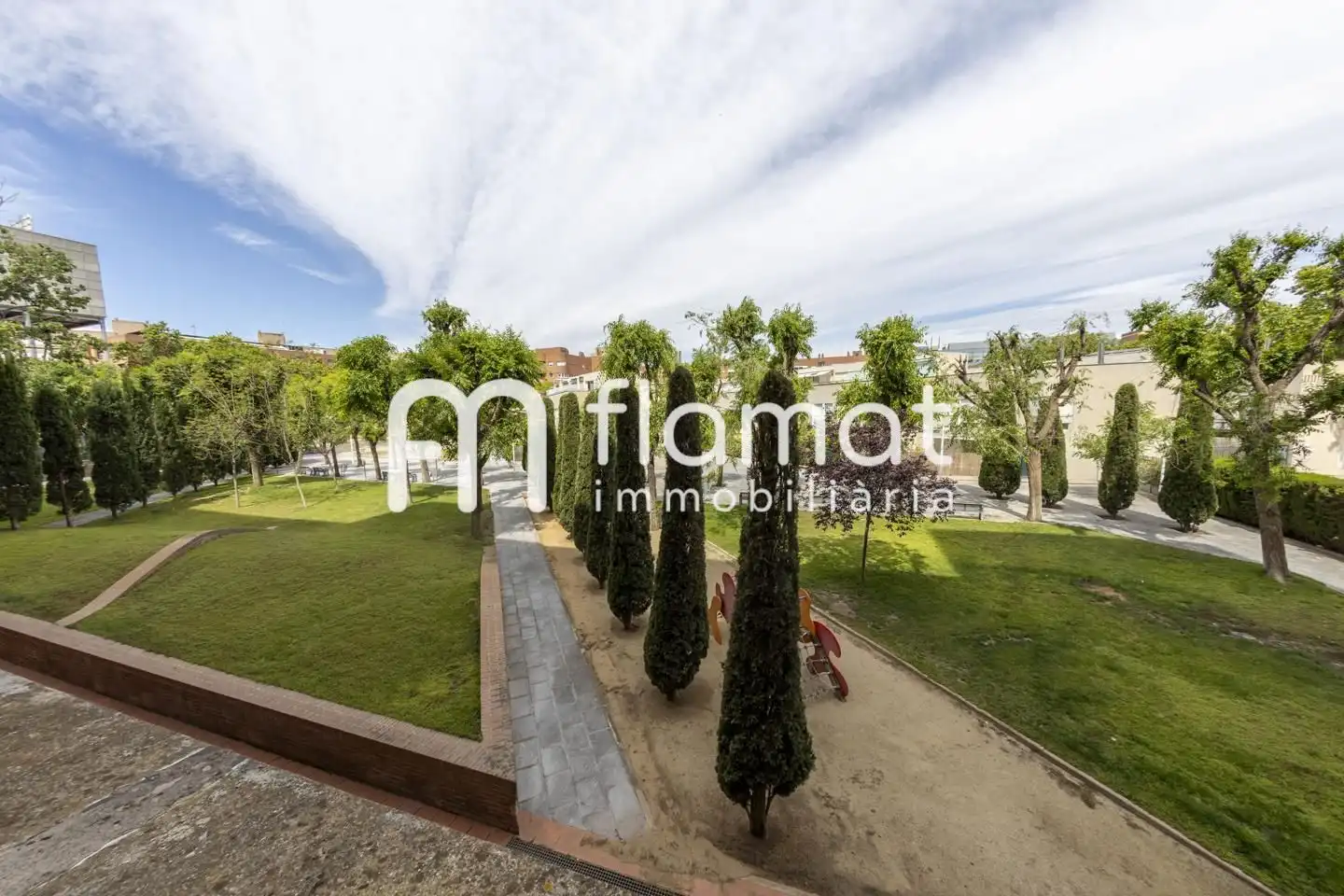 Terrasse von Wohnung zum Verkauf in Barcelona mit Klimaanlage