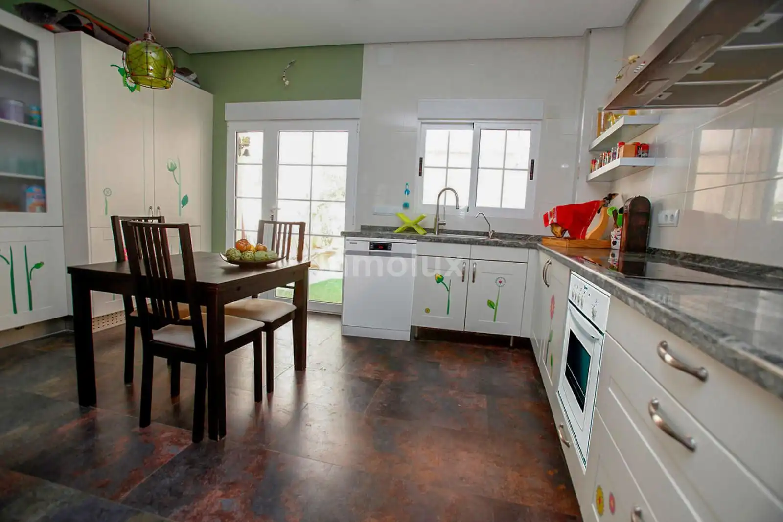 Cocina de Casa o chalet en venta en Mutxamel con Aire acondicionado, Jardín privado y Terraza