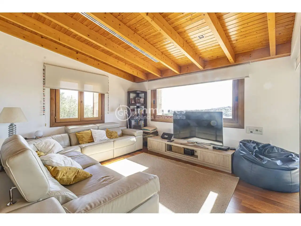 Sala de estar de Casa o chalet en venta en Alaró con Aire acondicionado, Calefacción y Jardín privado