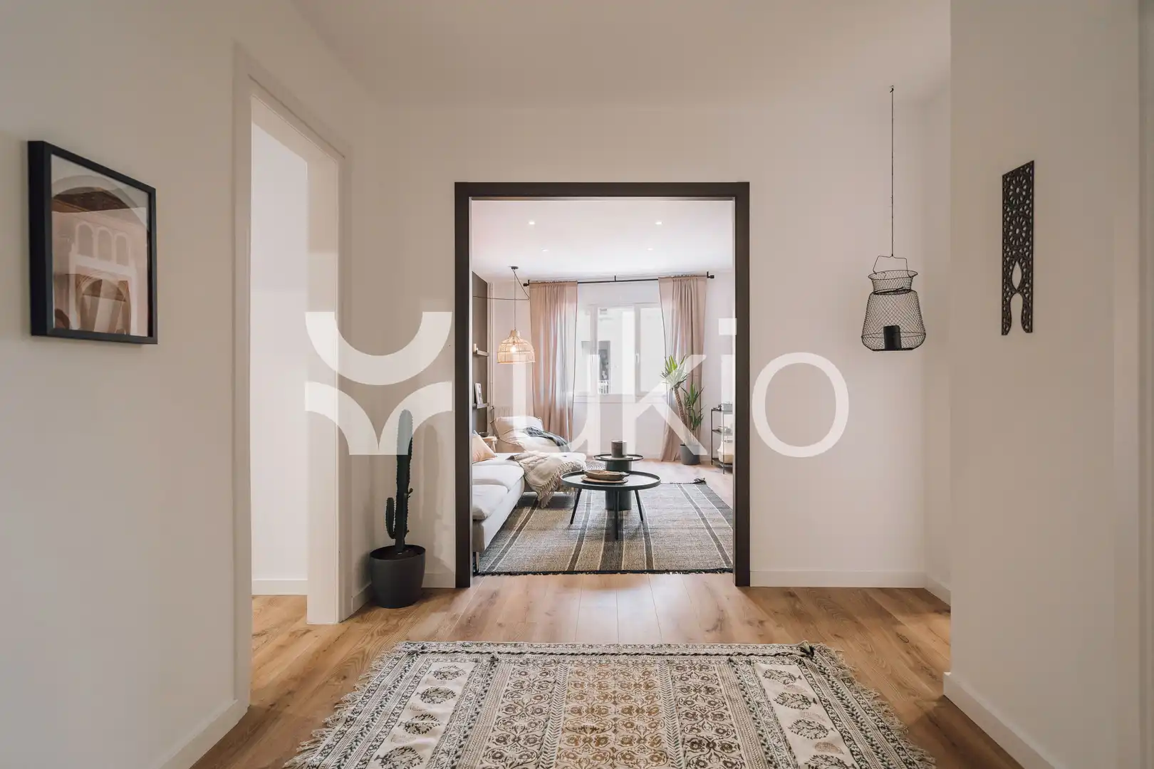Sala d'estar de Apartament de lloguer en Barcelona amb Aire condicionat, Calefacció i Moblat