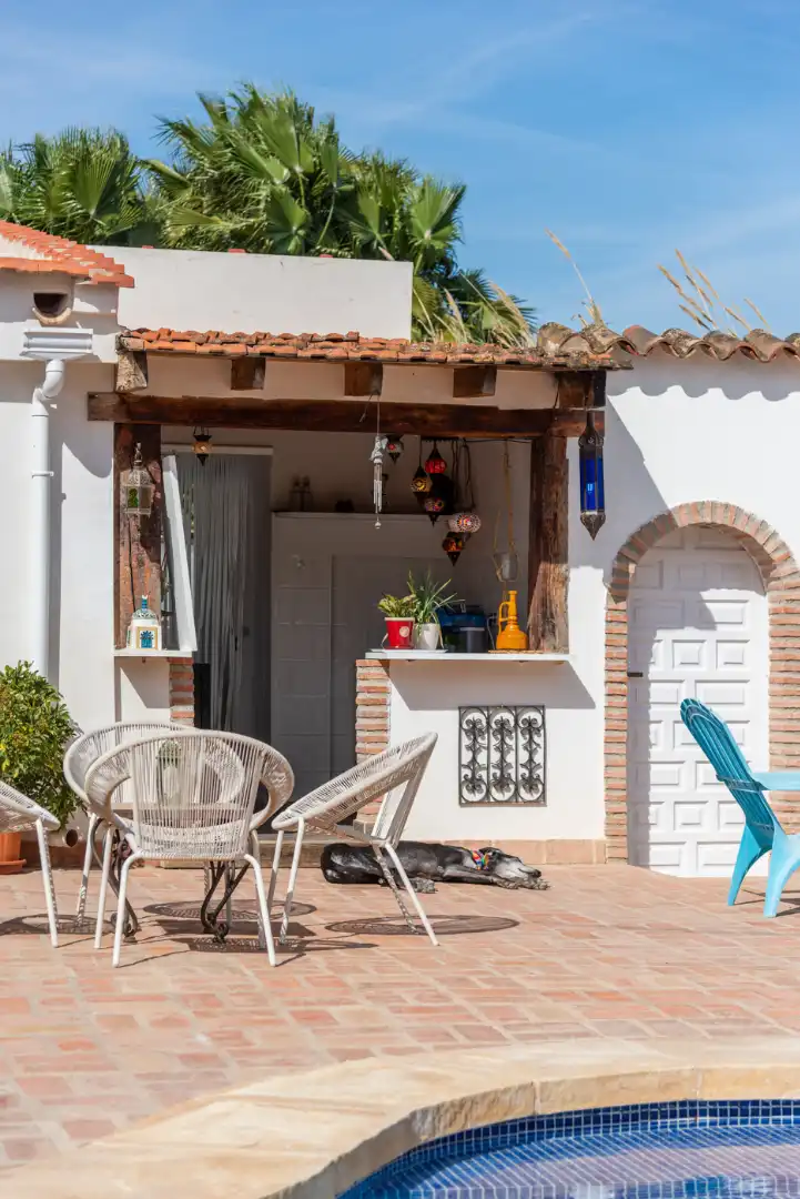 Terraza de Casa o chalet en venta en Daya Nueva con Aire acondicionado, Jardín privado y Piscina