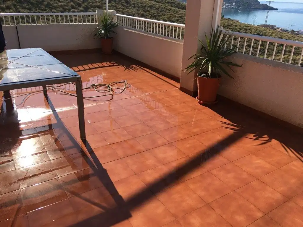 Terrasse von Wohnung zum Verkauf in Cartagena mit Klimaanlage, Terrasse und Gemeinschaftspool
