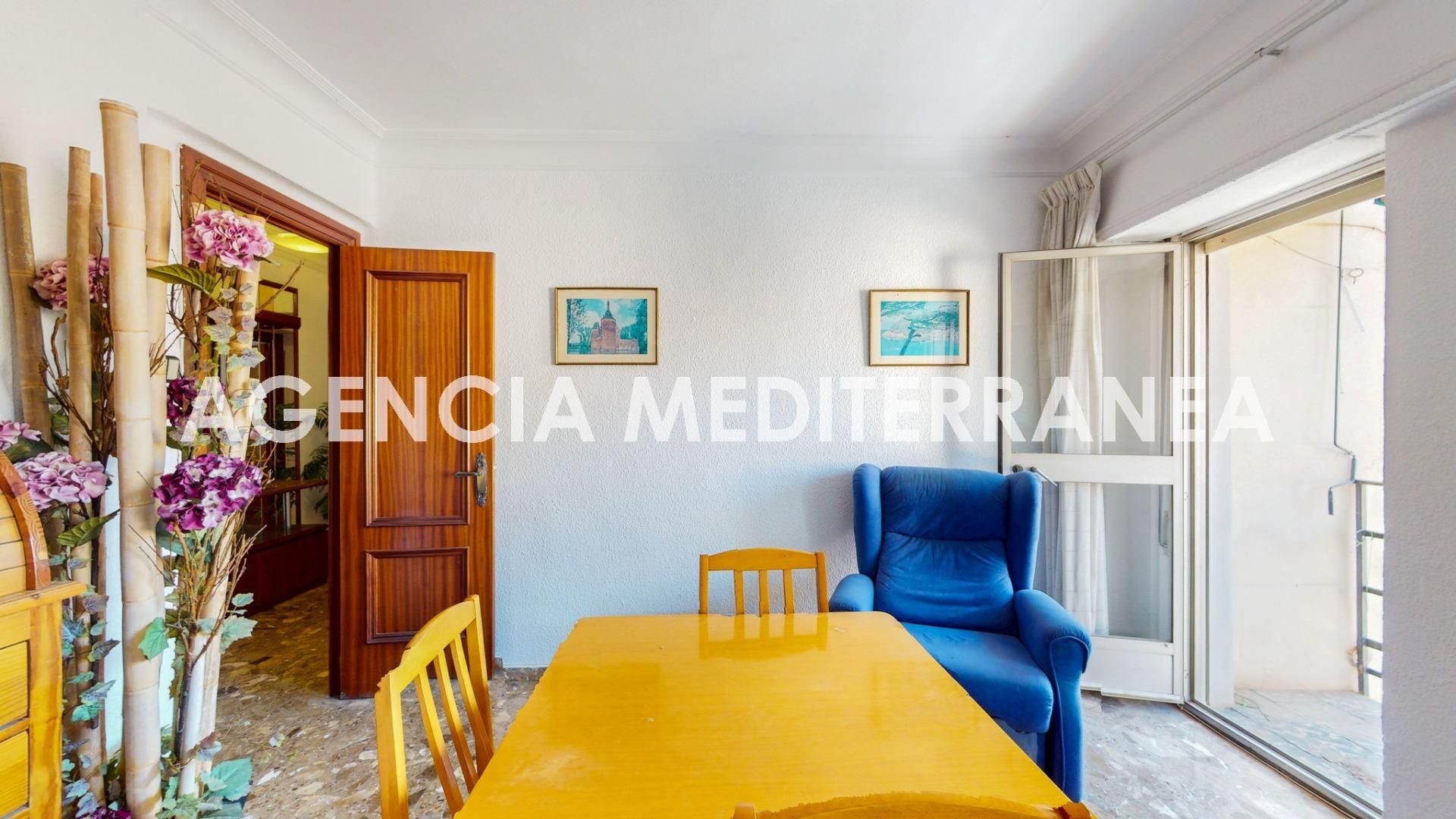 Dining room of Flat for sale in  Valencia Capital  with Air Conditioner and Balcony
