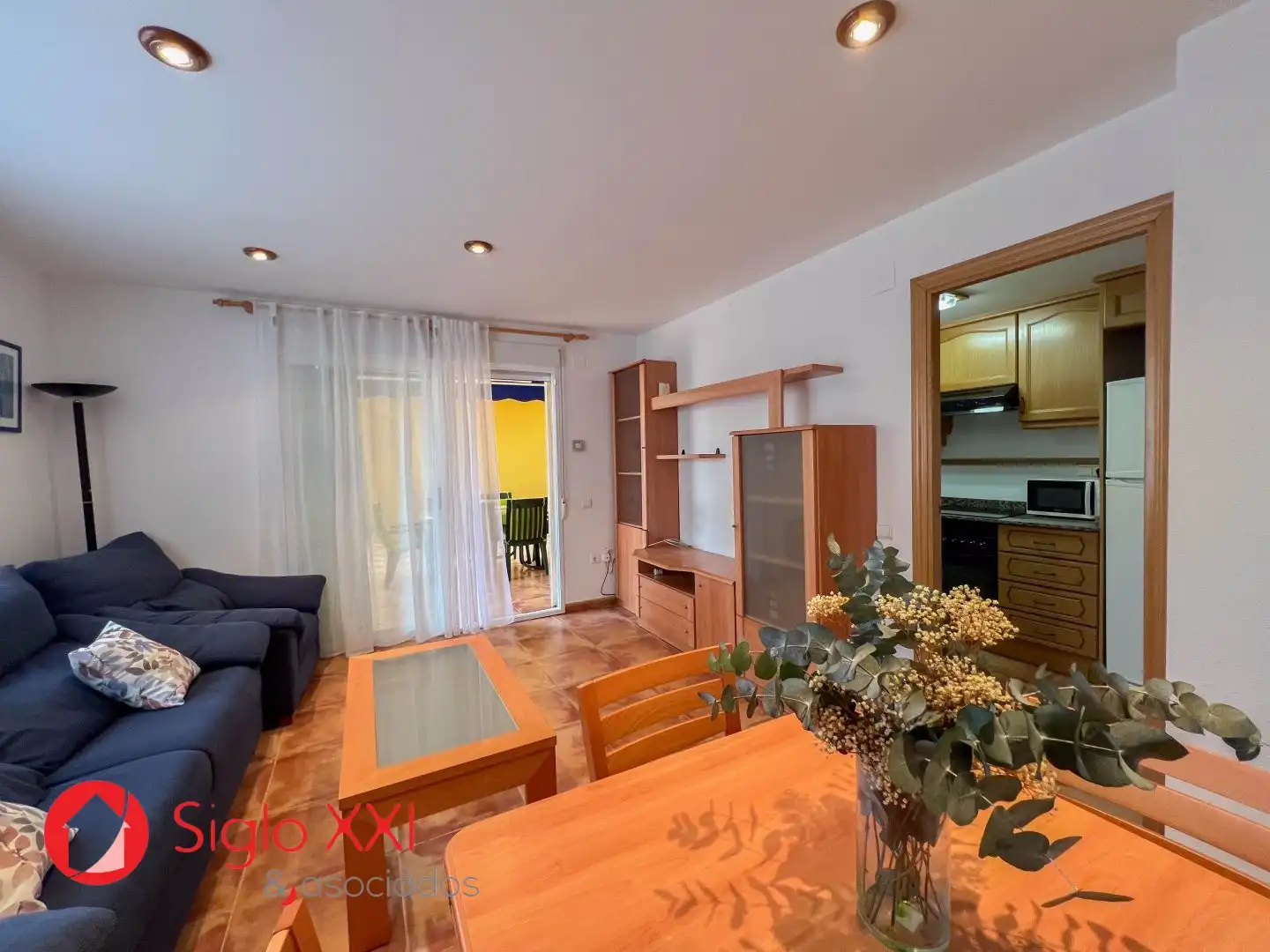 Living room of Flat for sale in Oropesa del Mar / Orpesa  with Air Conditioner, Heating and Terrace