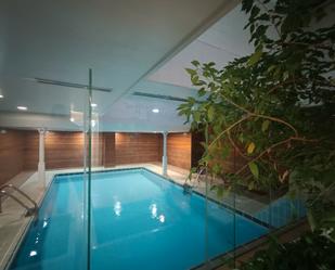 Swimming pool of Flat to rent in  Madrid Capital  with Air Conditioner, Heating and Private garden