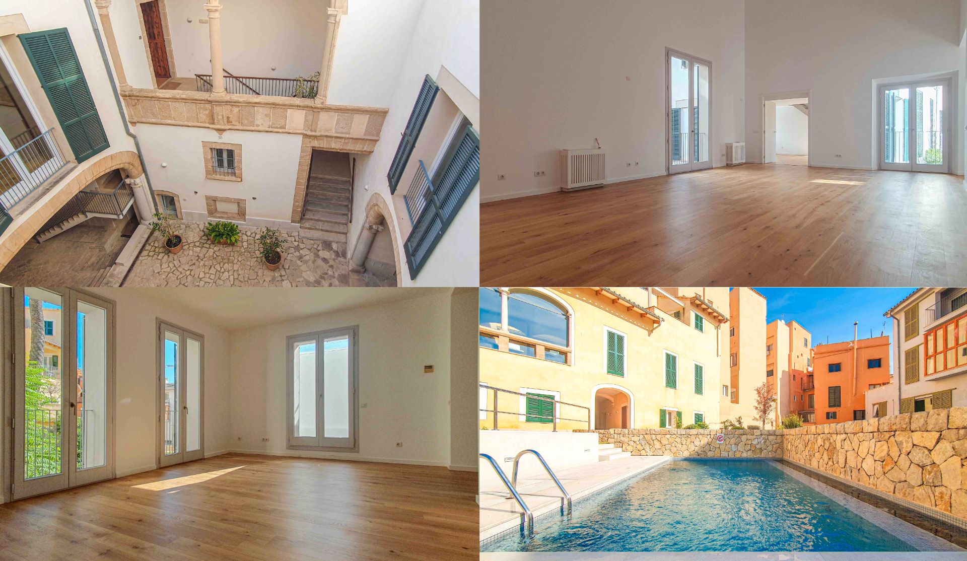Exterior view of Duplex to rent in  Palma de Mallorca  with Air Conditioner, Heating and Parquet flooring