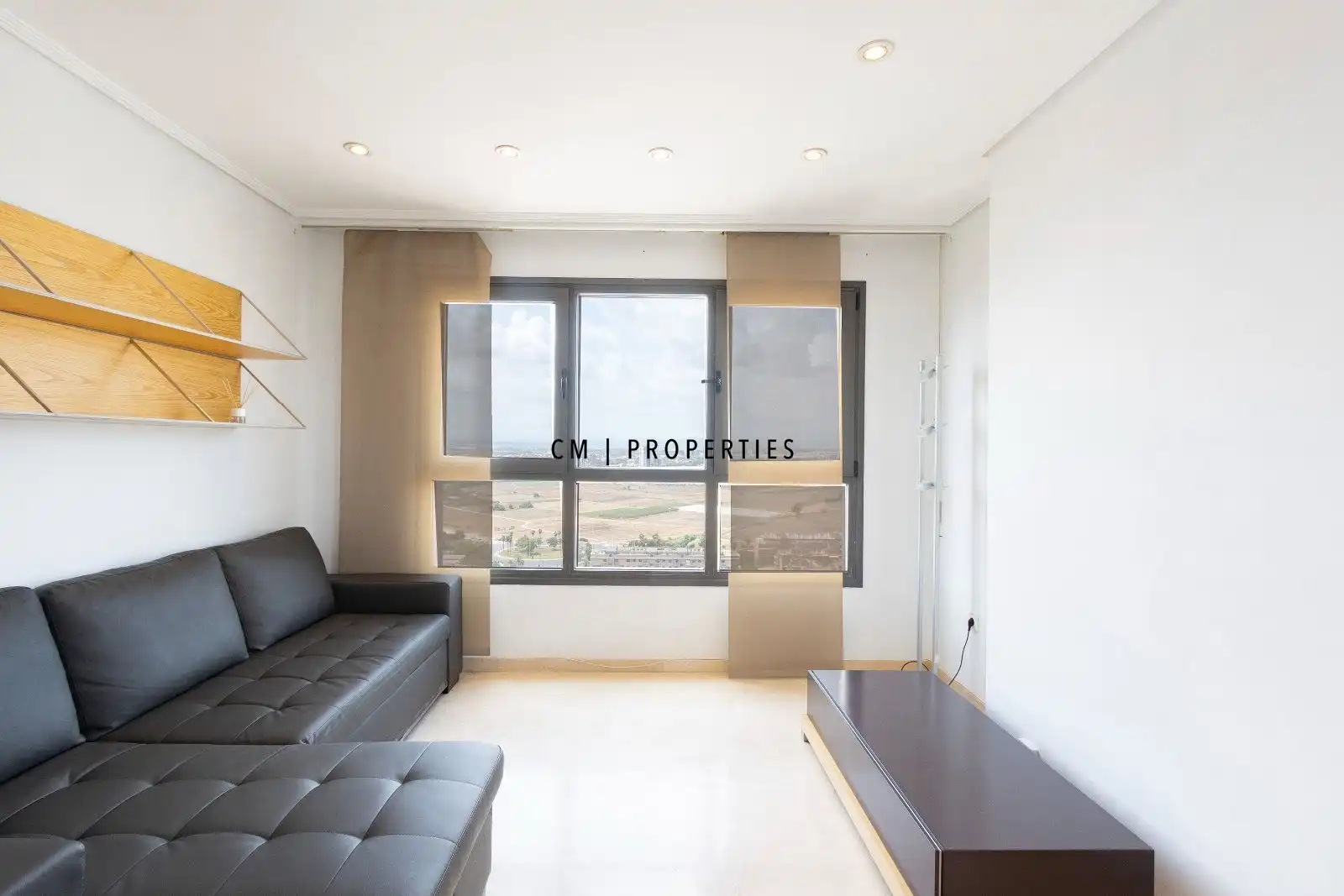Living room of Flat for rent in Valencia  with Air Conditioner, Heating and Terrace
