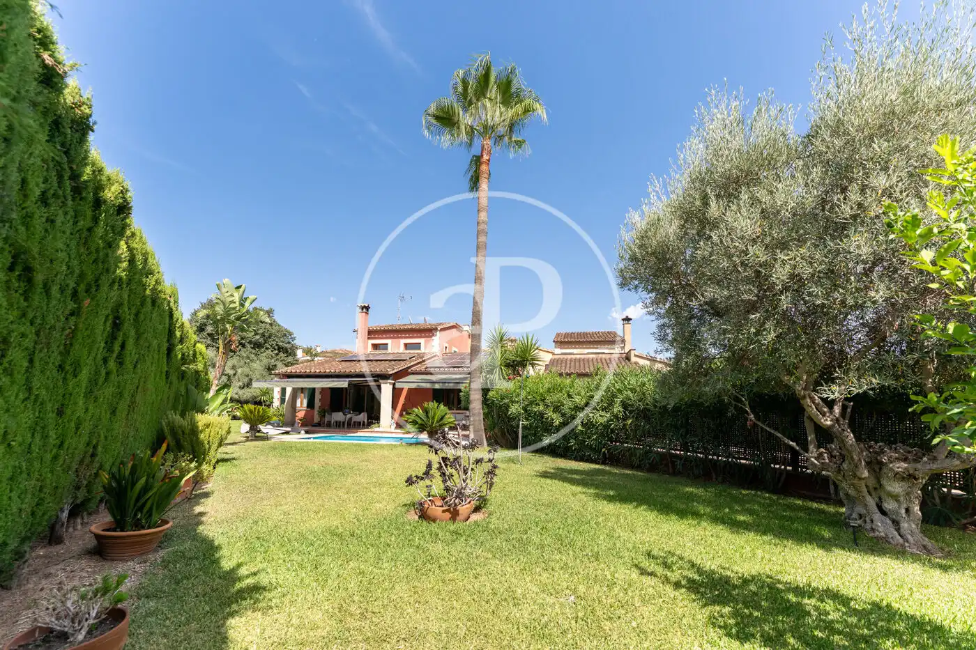 Garden of Detached homes for sale in Calvià  with Air Conditioner, Heating and Private garden