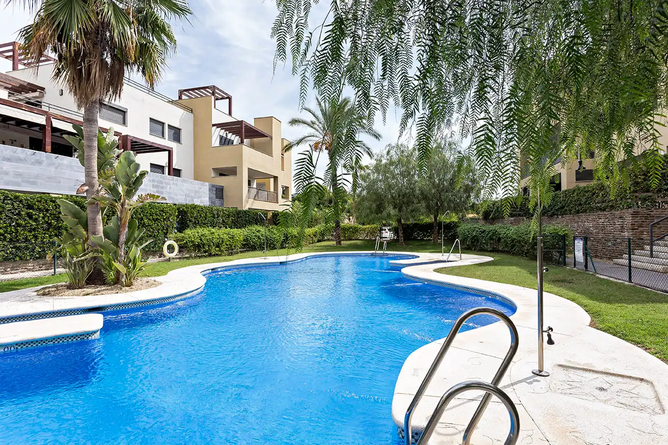 Swimming pool of Apartments for sale in Vera  with Air Conditioner, Private garden and Terrace