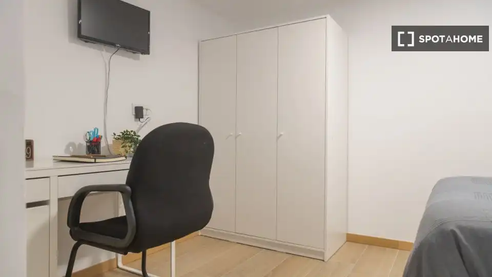 Habitación de Piso de alquiler en Madrid con Aire acondicionado, Calefacción y Amueblado