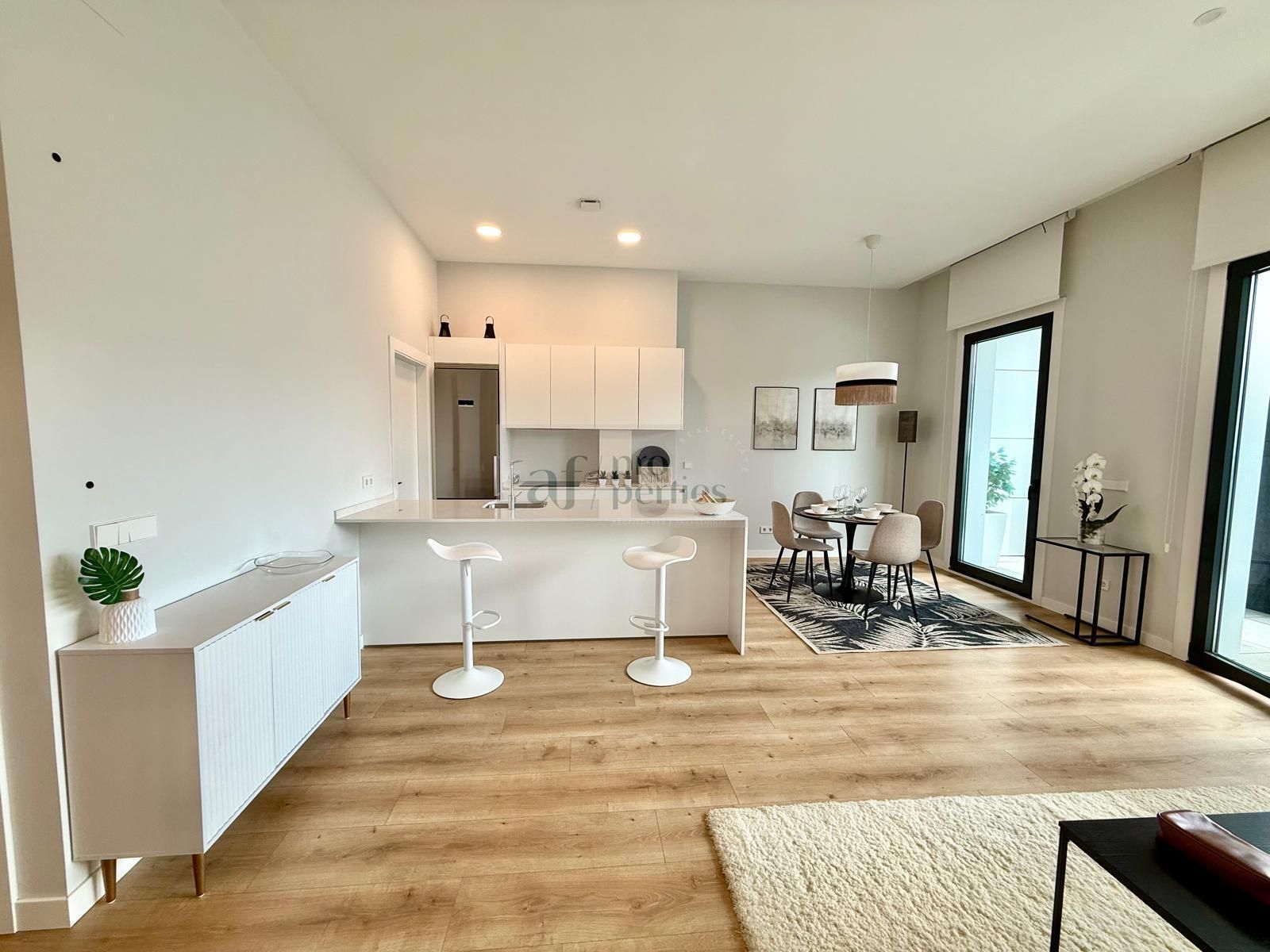 Kitchen of Flat to rent in Vigo   with Heating, Terrace and Storage room