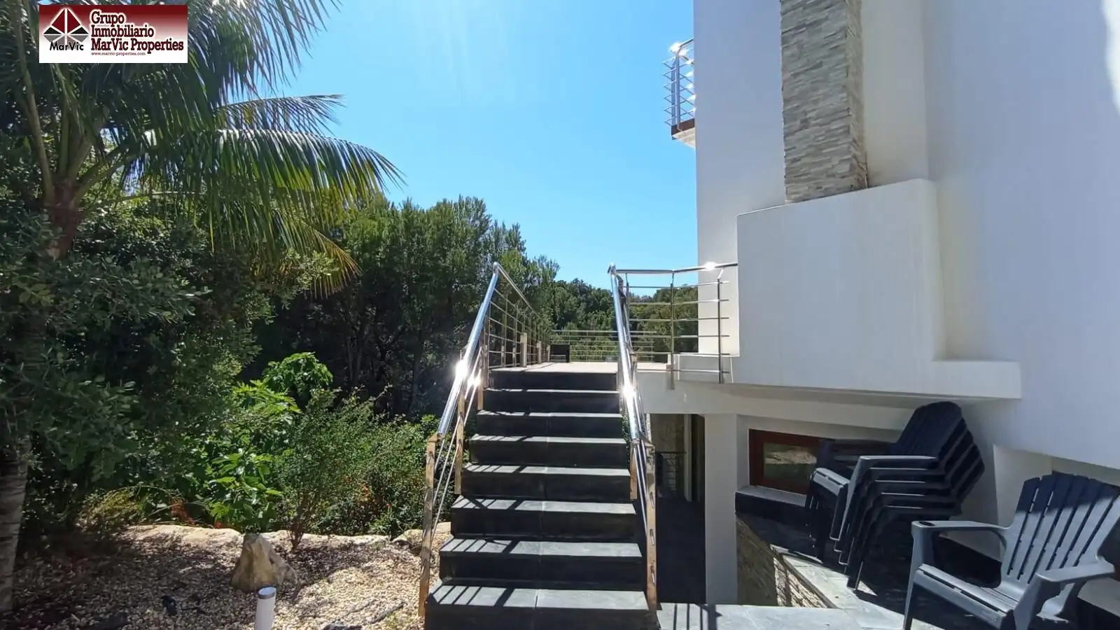 Vista exterior de Casa o chalet en venta en Altea con Aire acondicionado, Jardín privado y Terraza
