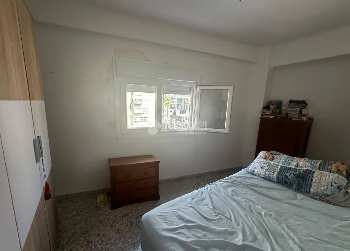 Bedroom of Flat for sale in Málaga