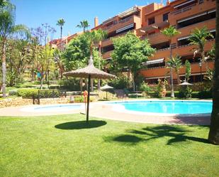 Garden of Apartment for sale in Marbella  with Air Conditioner, Terrace and Swimming Pool