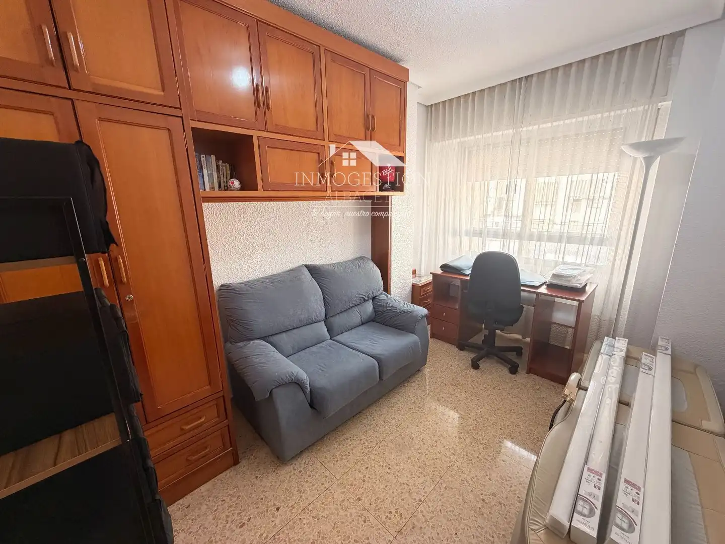 Bedroom of Flat for sale in Albacete  with Air Conditioner, Heating and Terrace
