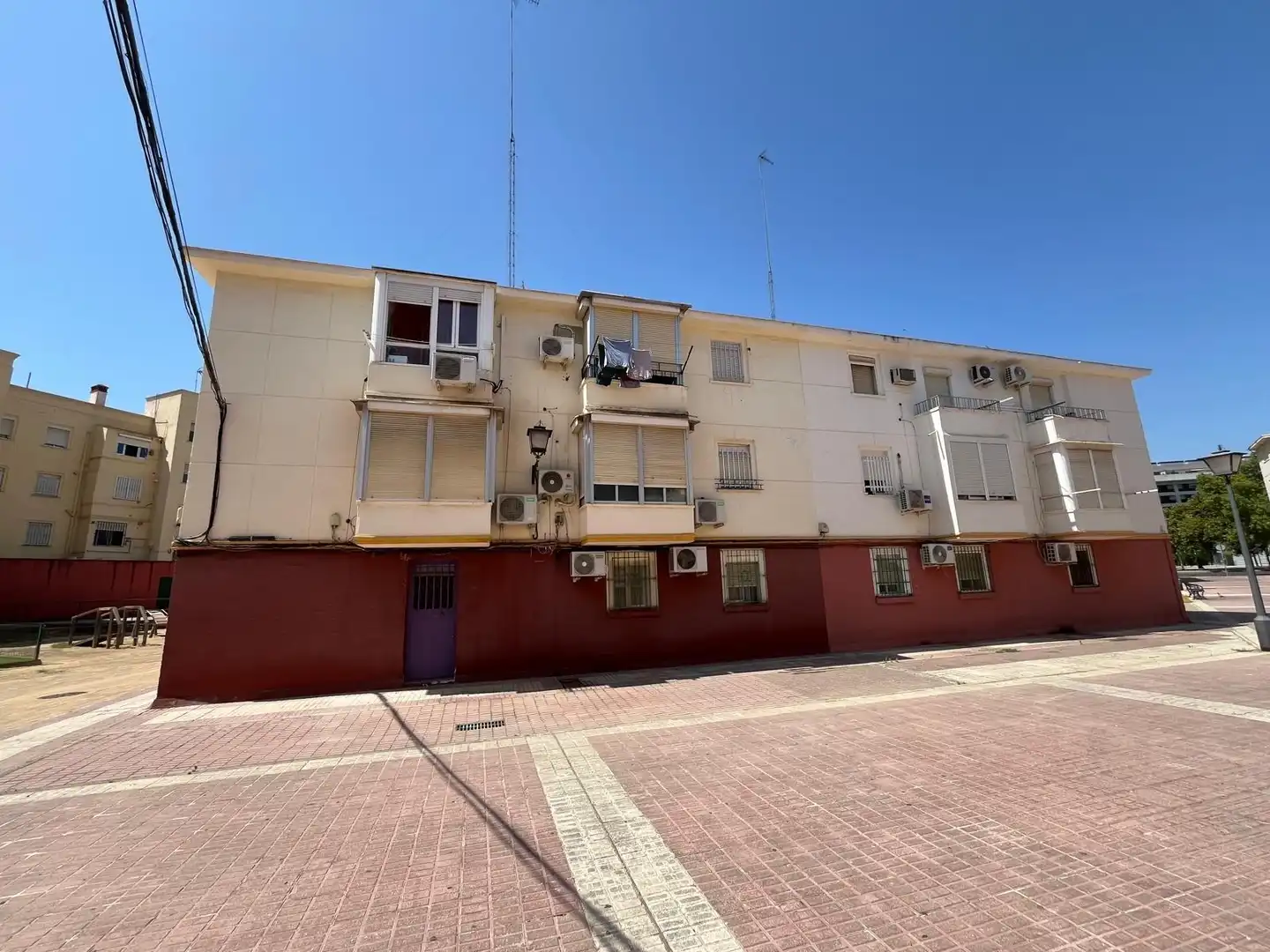 Exterior view of Flat for rent in Sevilla  with Air Conditioner and Furnished