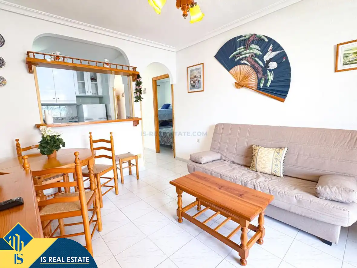 Sala de estar de Apartamento en venta en Torrevieja con Aire acondicionado, Calefacción y Terraza