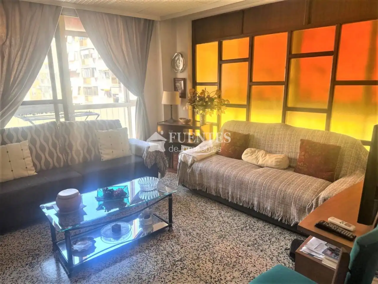 Sala d'estar de Pis en venda en Alicante / Alacant amb Aire condicionat i Balcó