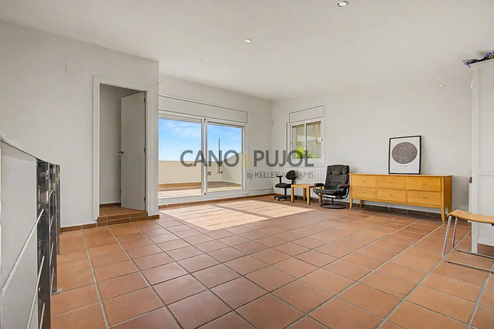 Sala de estar de Casa o chalet en venta en Bigues i Riells del Fai con Aire acondicionado, Calefacción y Terraza