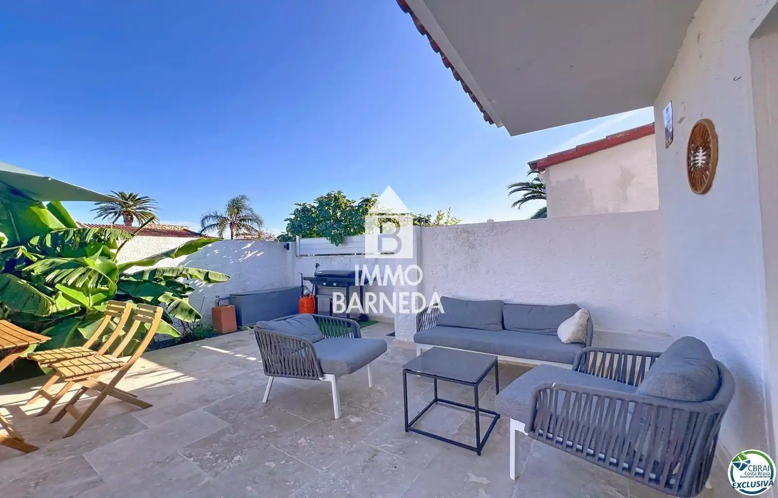 Jardín de Casa o chalet en venta en Empuriabrava con Aire acondicionado, Calefacción y Terraza