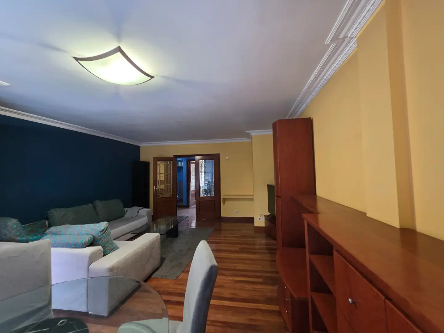Wohnzimmer von Wohnung zur Miete in Castro-Urdiales mit Privatgarten, Terrasse und Schwimmbad