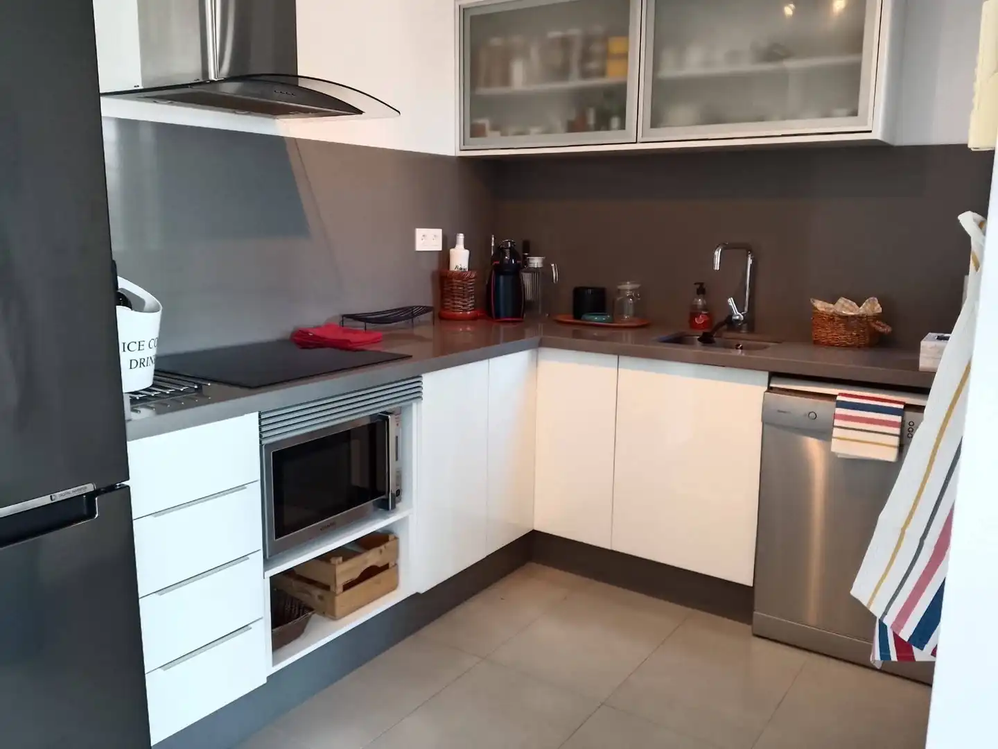 Cuina de Àtic en venda en Pilar de la Horadada amb Aire condicionat, Jardí privat i Terrassa
