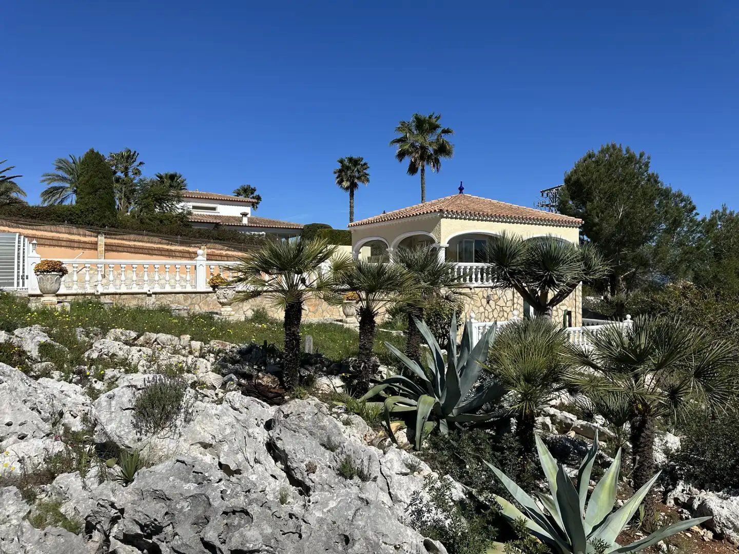 Exterior view of Houses for sale in Dénia  with Air Conditioner, Private garden and Terrace