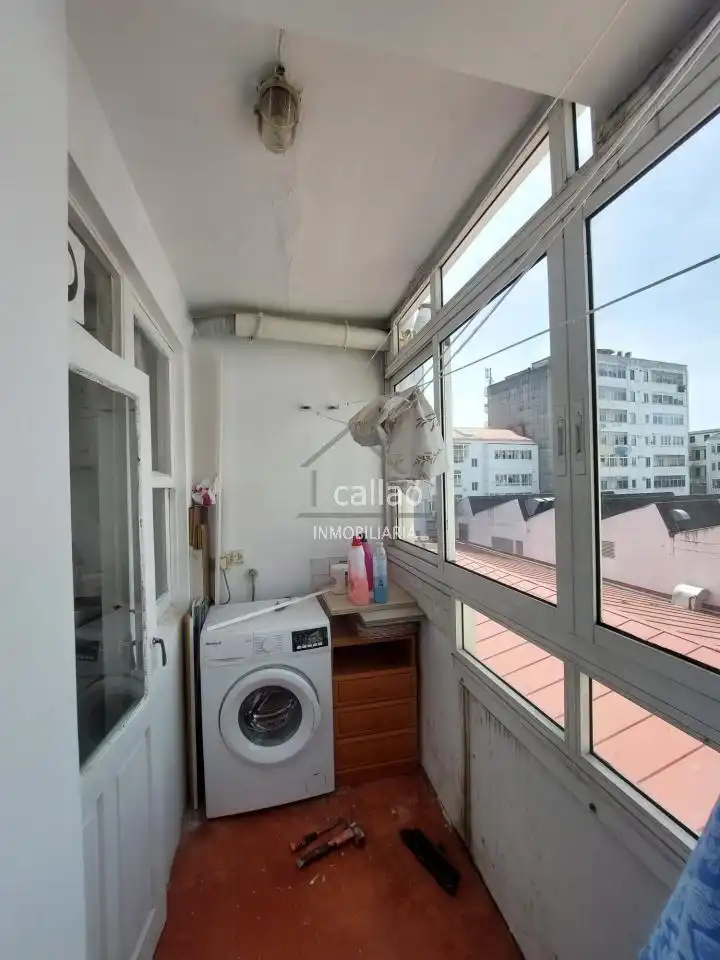 Terraza de Piso de alquiler en Ferrol con Amueblado