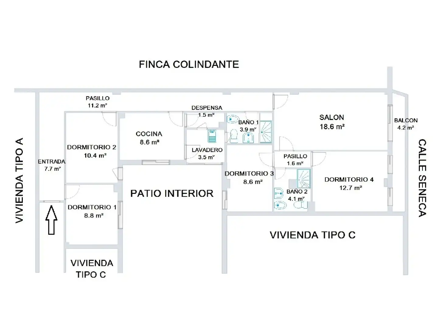 Piso con ascensor en venta en Camino de Ronda 143, imagen 40