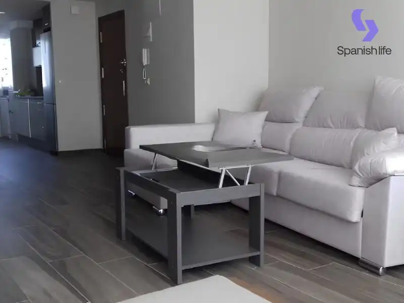 Sala de estar de Apartamento en venta en Valencia con Calefacción, Amueblado y Piscina comunitaria