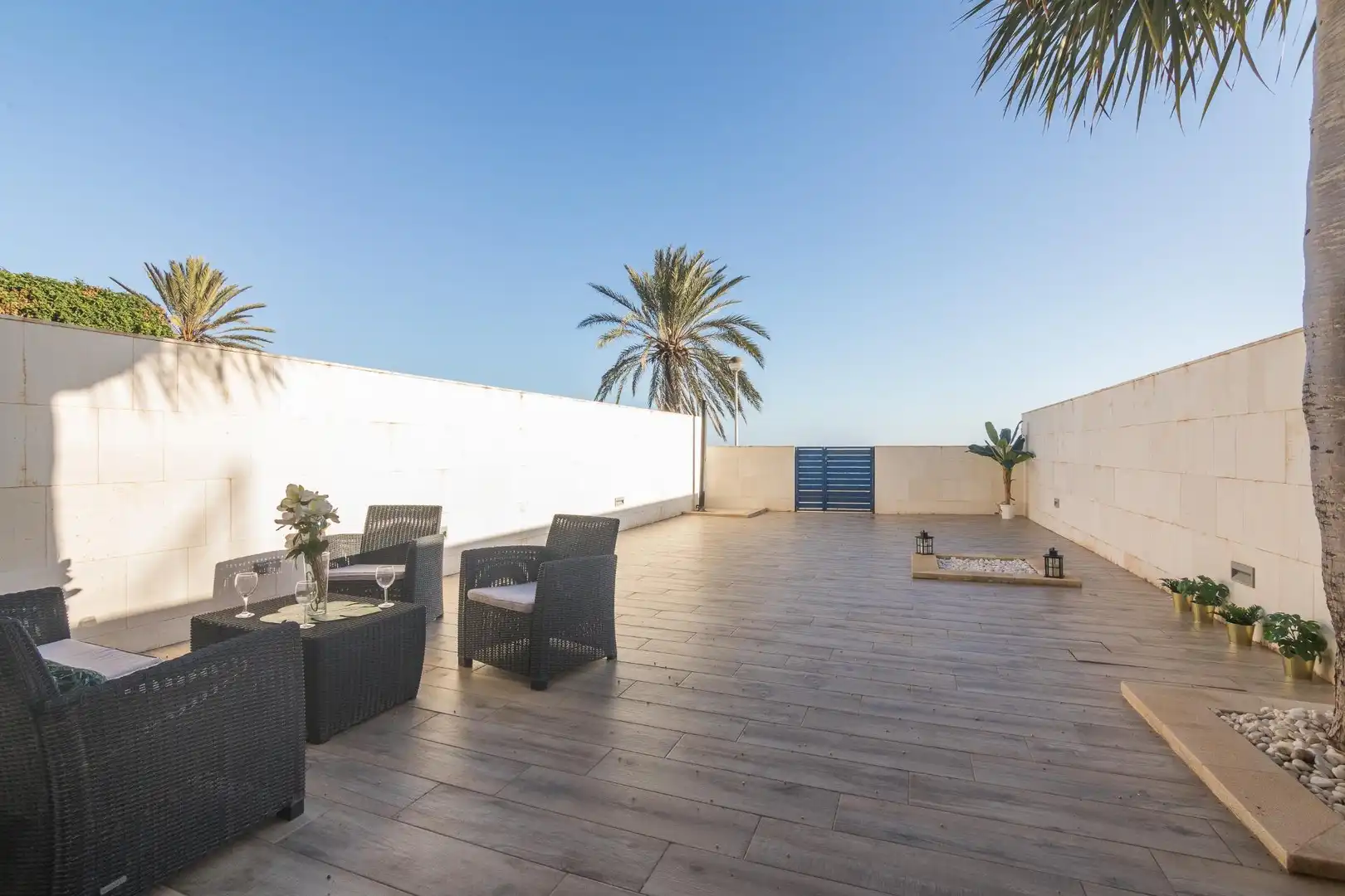 Terraza de Casa o chalet en venta en Santa Pola con Aire acondicionado, Calefacción y Jardín privado