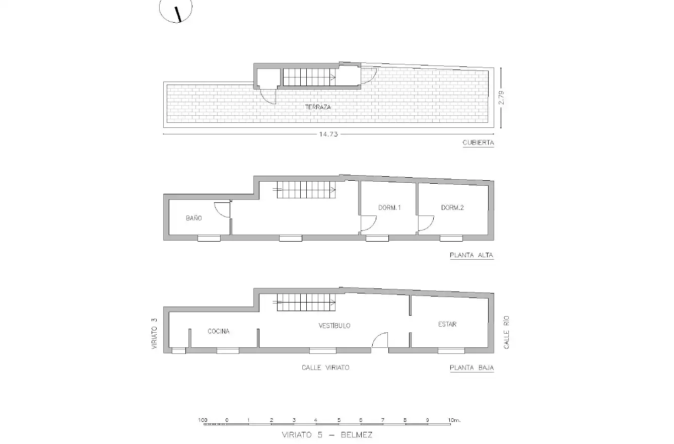 Casa adosada en venta en Belmez