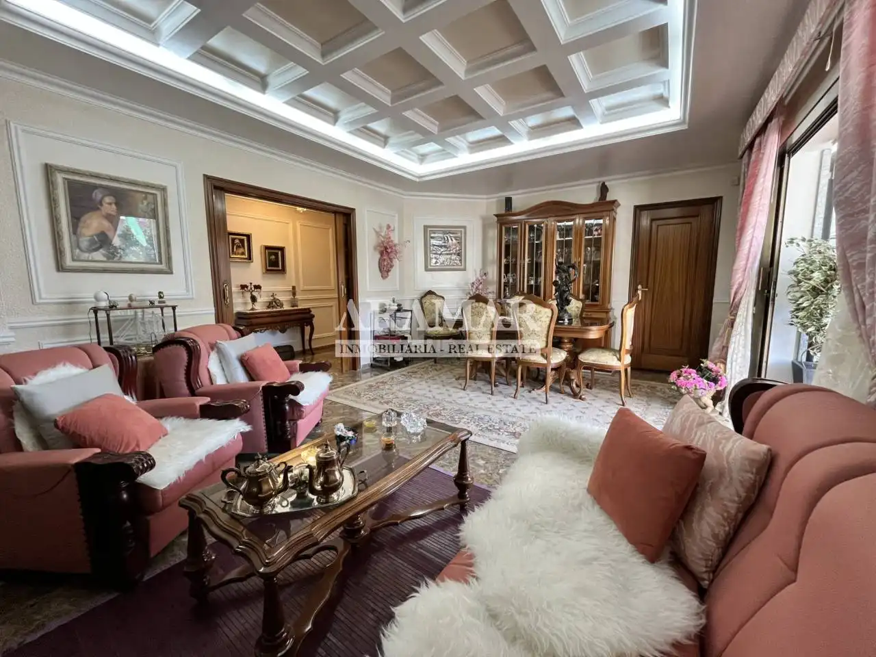 Sala de estar de Casa o chalet en venta en L'Atzúbia con Amueblado
