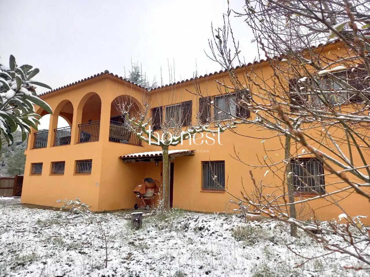 Vista exterior de Casa o xalet en venda en Pontons amb Calefacció, Jardí privat i Terrassa