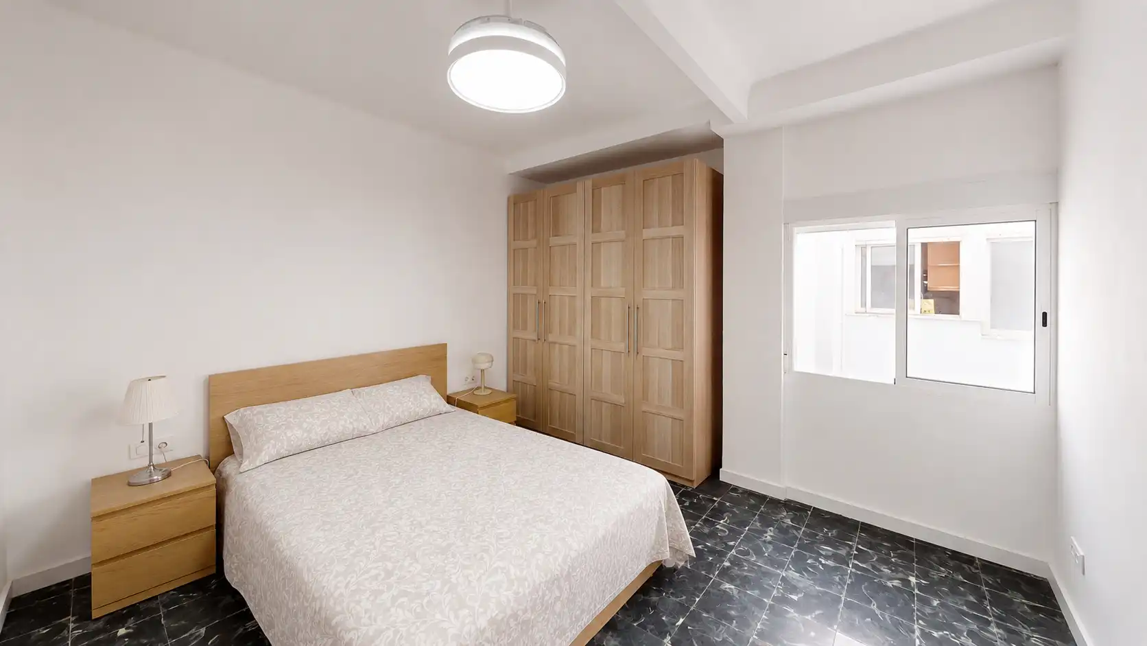 Bedroom of Flat for rent in Alicante / Alacant  with Furnished, Washing machine and TV