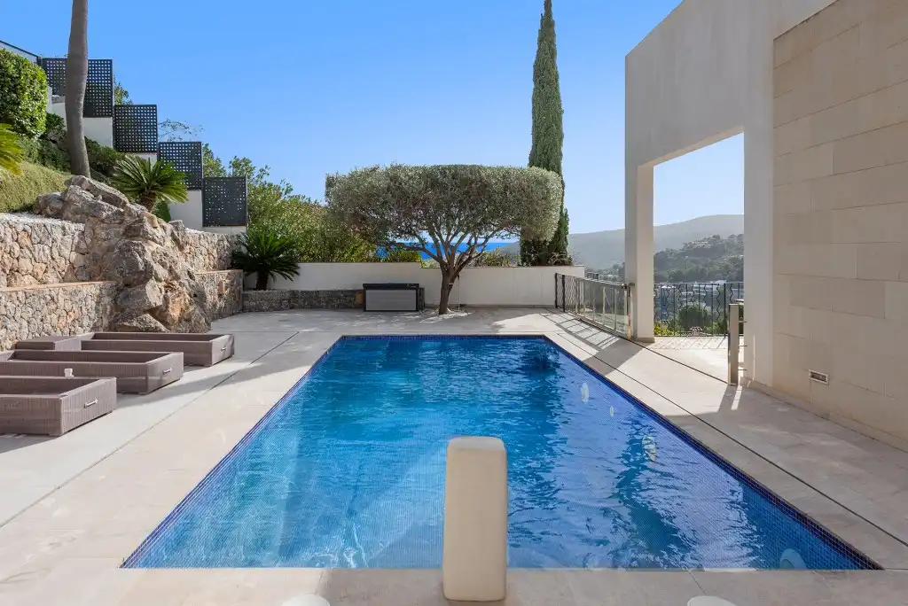 Piscina de Casa o chalet de alquiler en  Palma de Mallorca con Aire acondicionado, Jardín privado y Terraza