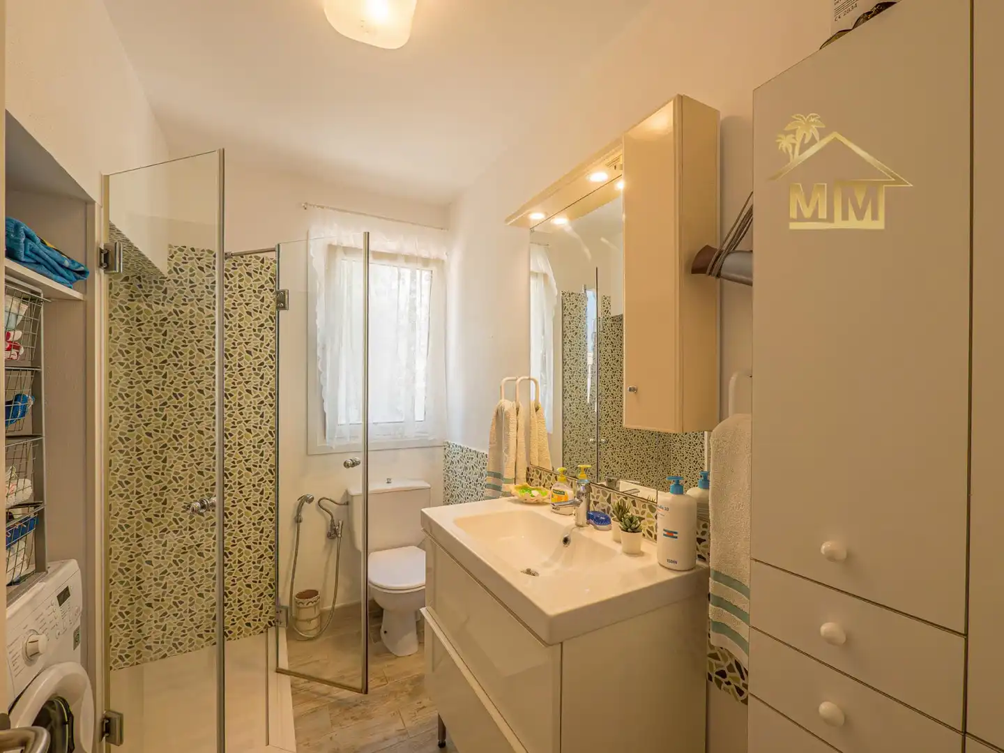 Badezimmer von Wohnungen zum Verkauf in Es Mercadal mit Klimaanlage, Privatgarten und Terrasse