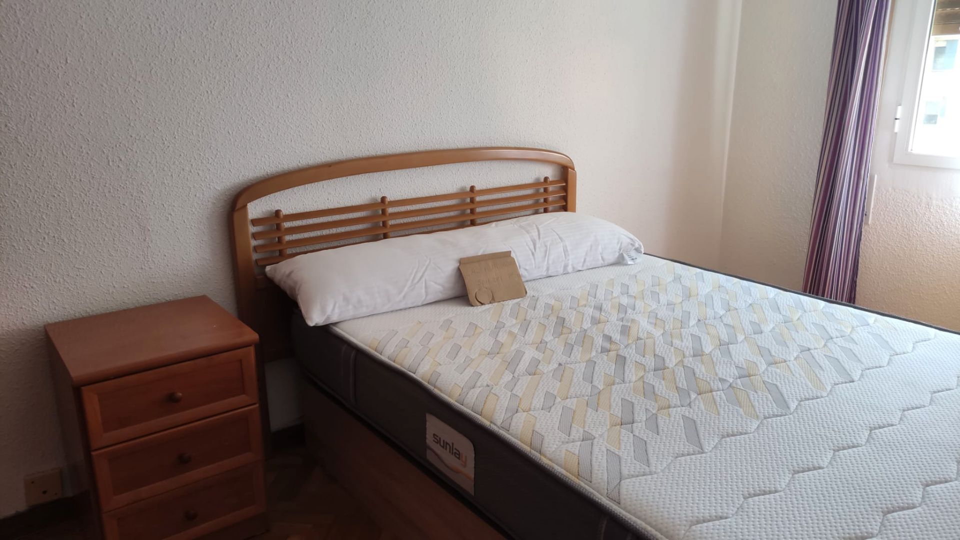 Bedroom of Flat to rent in  Zaragoza Capital  with Heating, Parquet flooring and Terrace