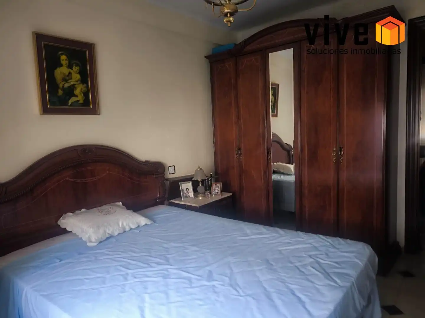 Bedroom of Flat for sale in Sevilla  with Air Conditioner, Terrace and Furnished