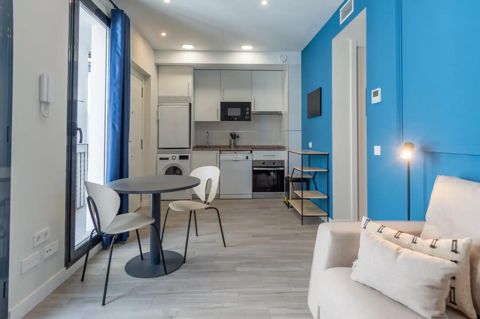 Küche von Wohnung zur Miete in Madrid mit Klimaanlage und Möbliert