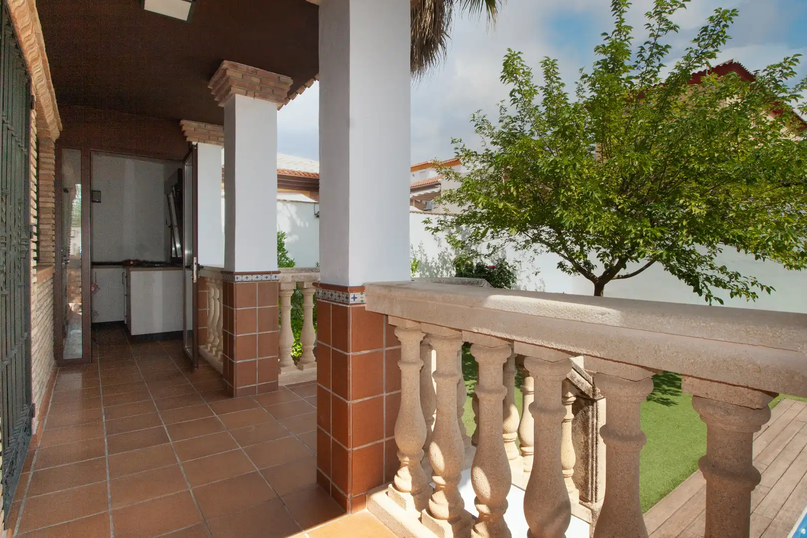 Terraza de Casa o chalet en venta en Gójar con Aire acondicionado, Calefacción y Jardín privado