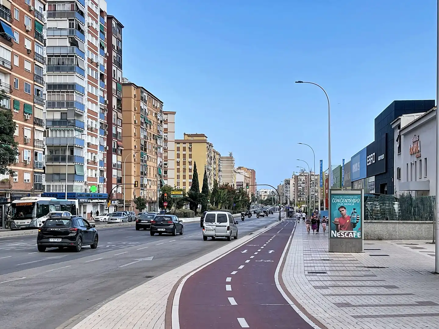 Vista exterior de Local de alquiler en Málaga