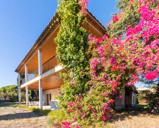 Exterior view of House or chalet for sale in Arenys de Mar  with Heating, Private garden and Parquet flooring