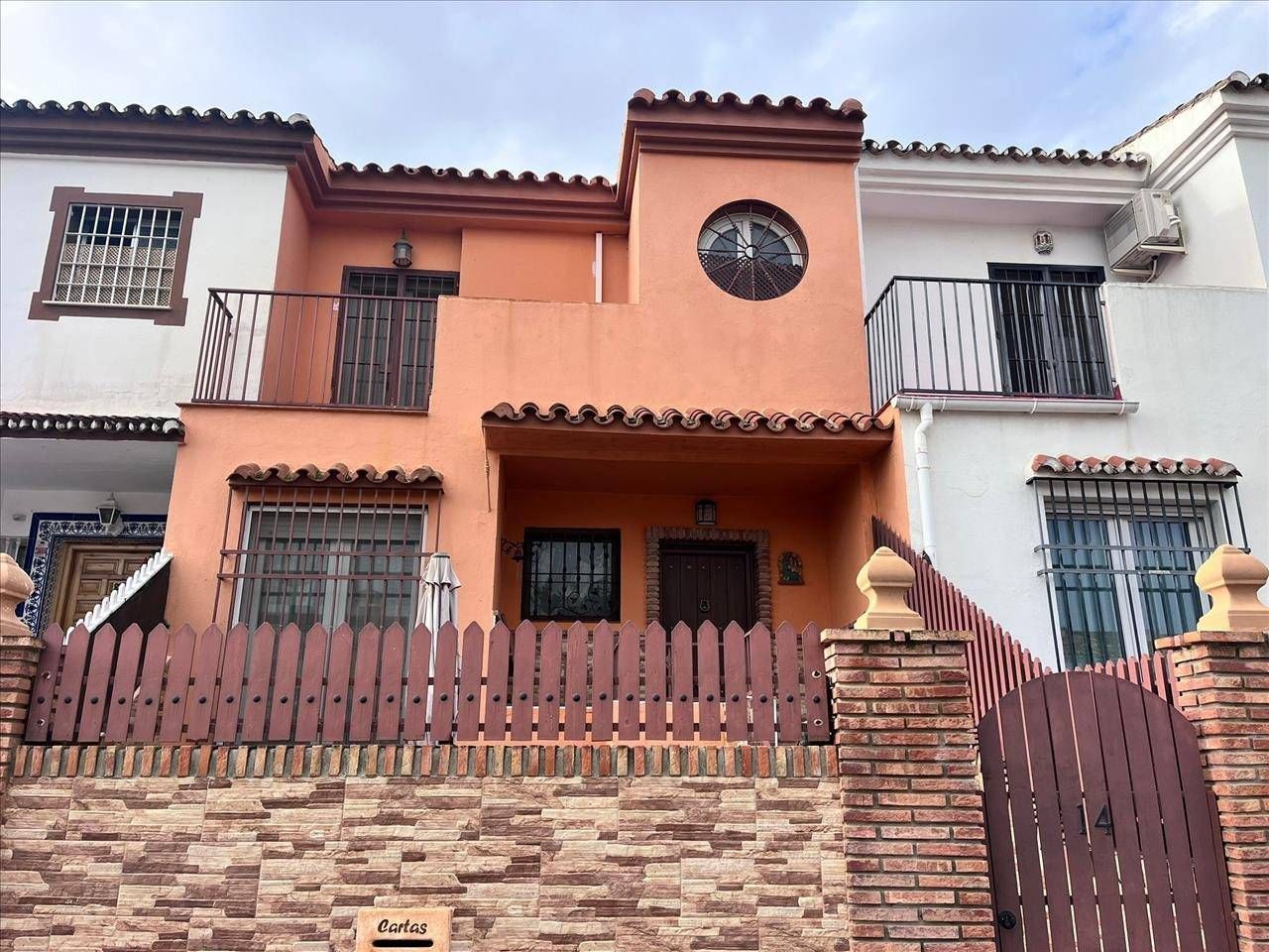 Vista exterior de Casa adosada en venta en Málaga Capital con Terraza y Balcón