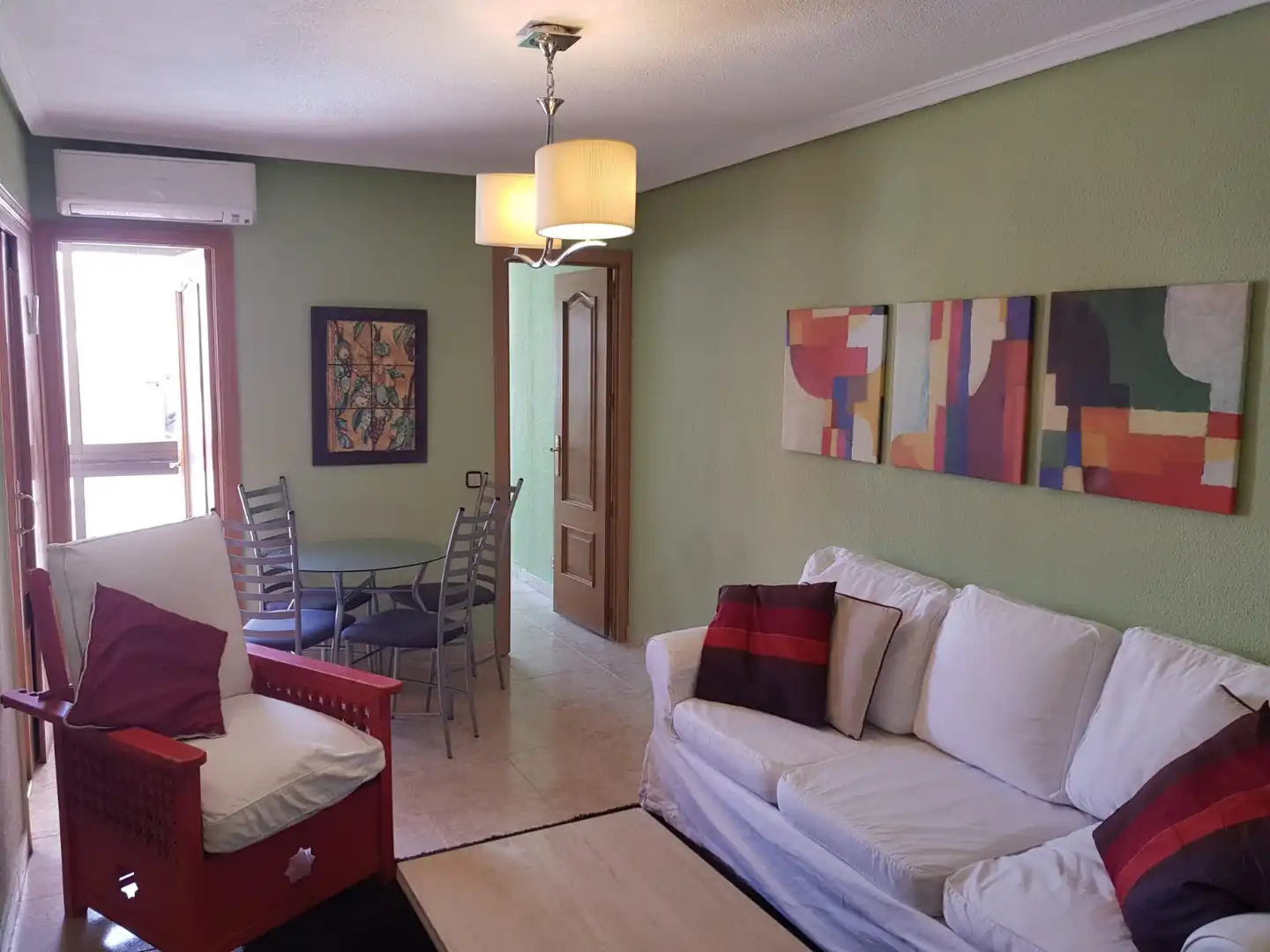Sala de estar de Ático en venta en Madrid con Aire acondicionado, Calefacción y Balcón