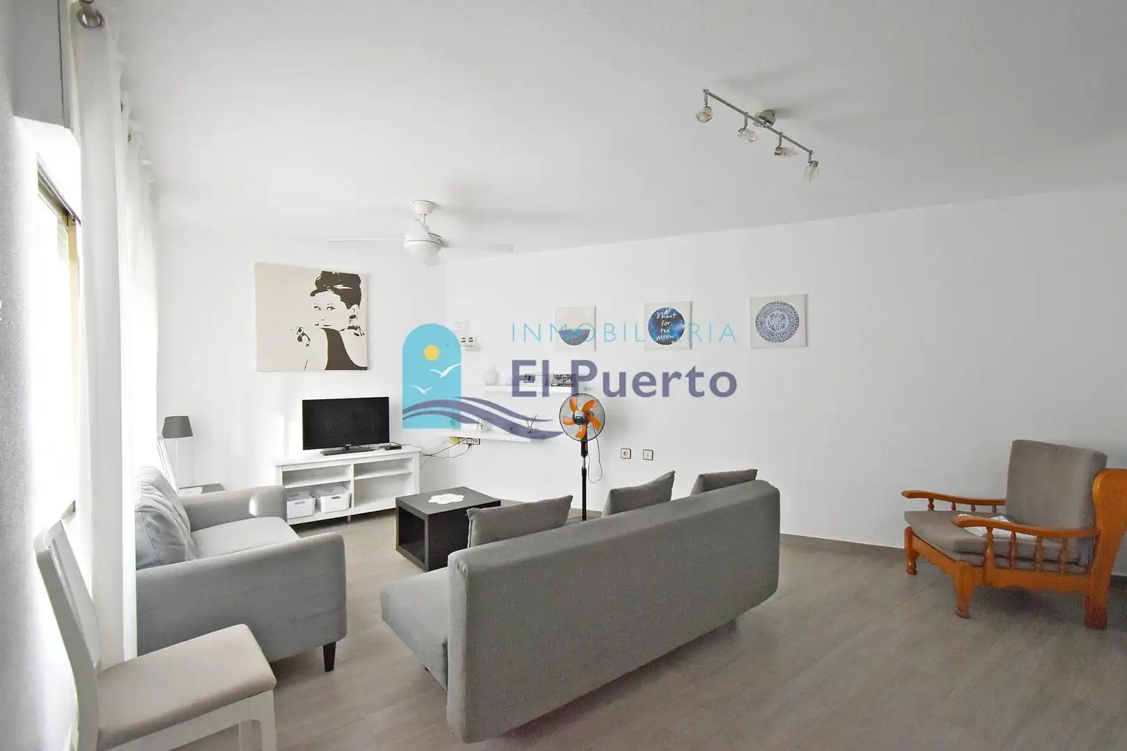 Sala de estar de Dúplex en venta en Mazarrón con Jardín privado, Terraza y Amueblado