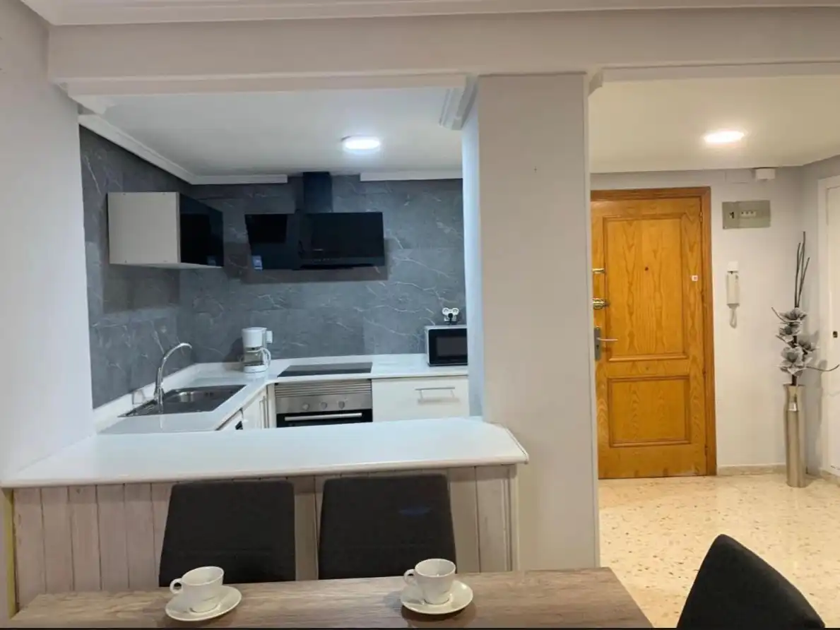 Cocina de Piso de alquiler en Santa Pola con Amueblado