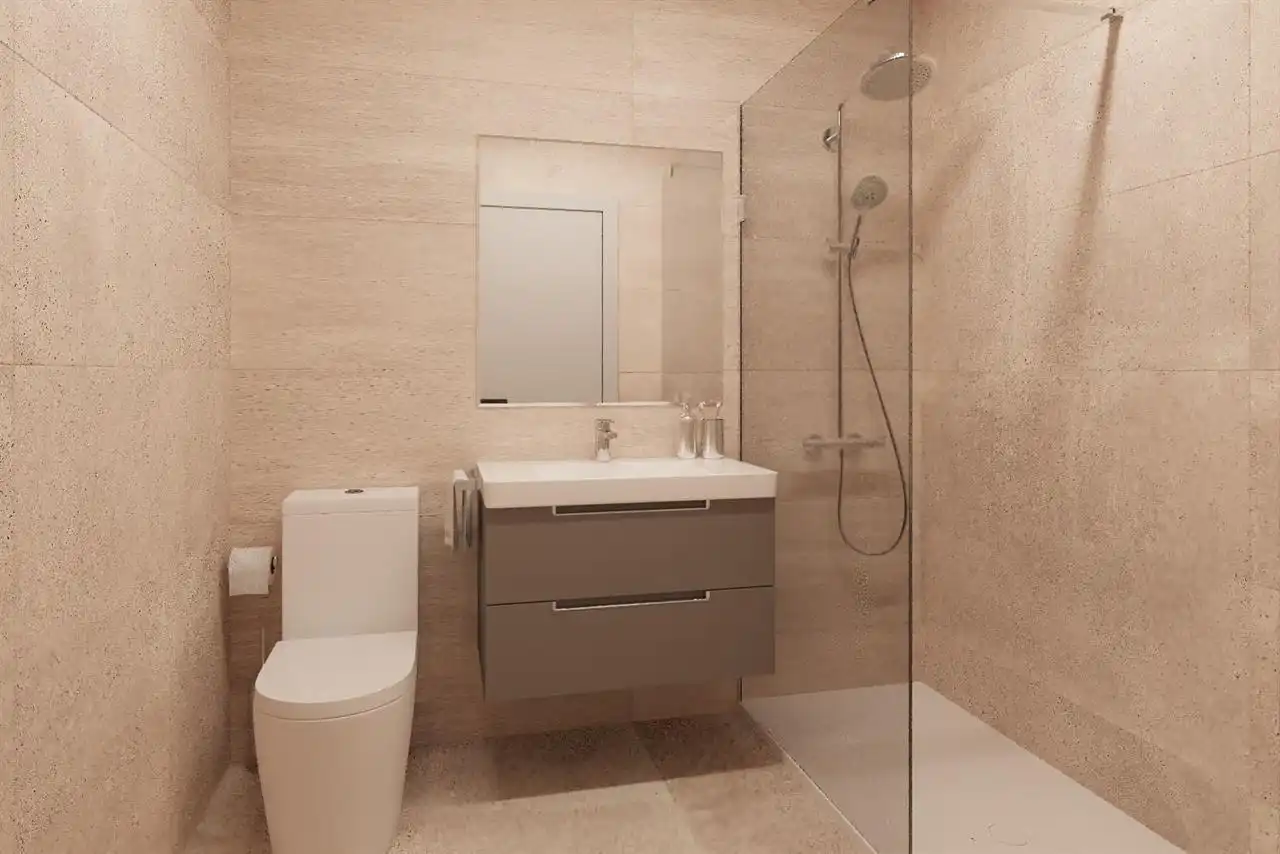 Baño de Apartamento en venta en Águilas con Aire acondicionado, Terraza y Trastero