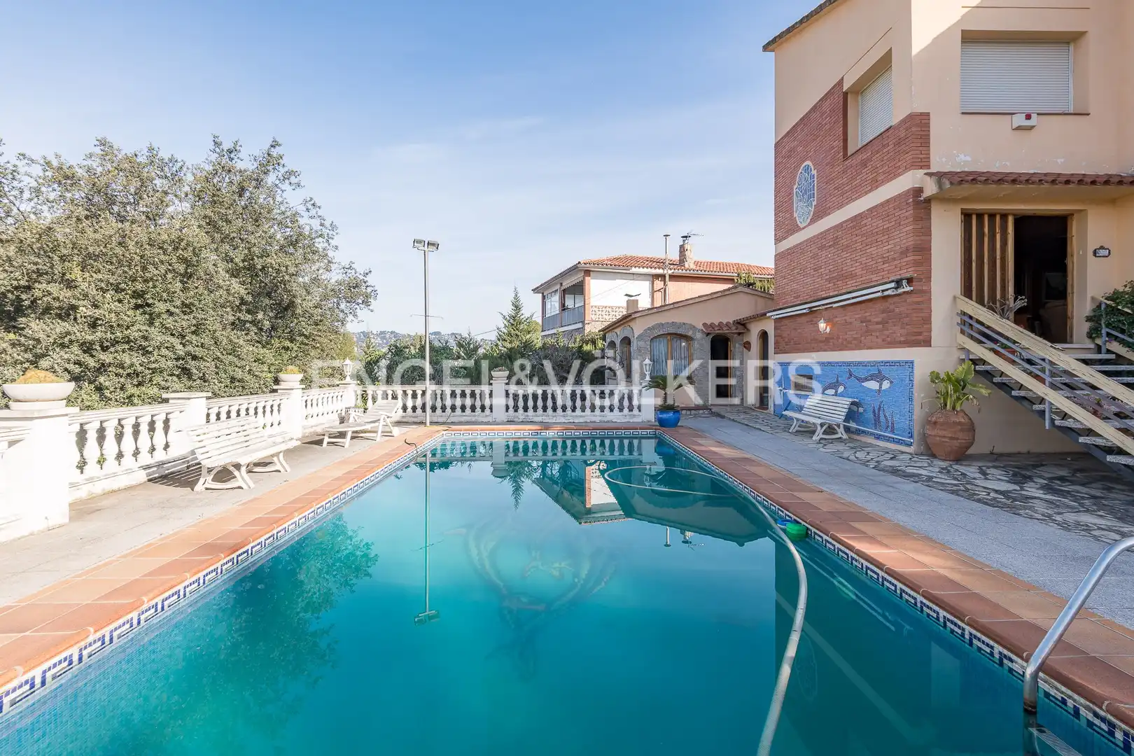 Swimming pool of Houses for sale in Cervelló  with Heating, Private garden and Terrace