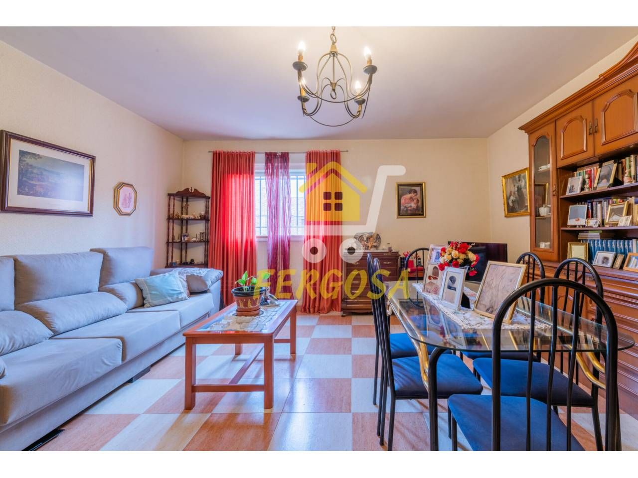 Living room of Single-family semi-detached for sale in Novés  with Private garden
